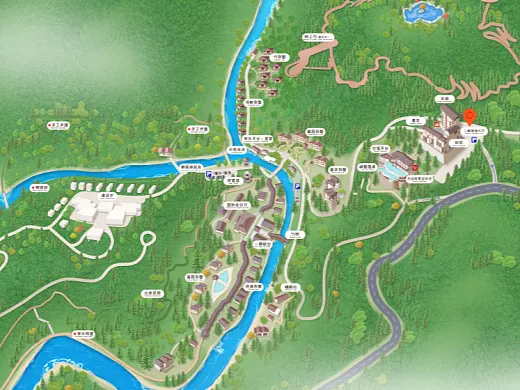 社旗县结合景区手绘地图智慧导览和720全景技术，可以让景区更加“动”起来，为游客提供更加身临其境的导览体验。